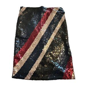 Esmara by Heidi Klum sequined chevron skirt NEW 34/2